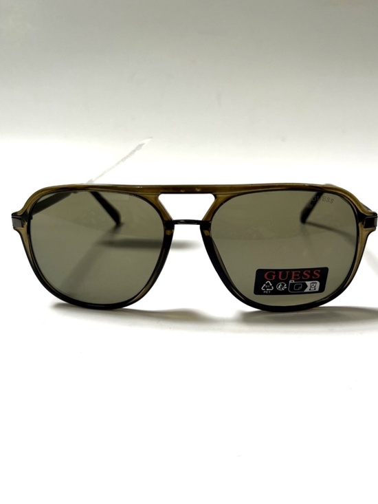 New GUESS Aviator Sunglasses GO00099 Double Bridge Acetate Olive Green main image 7